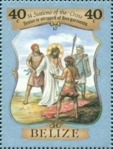 Christ being Stripped