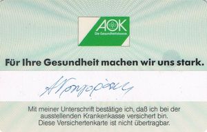 AOK - Die Gesundheitskasse