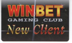 Casino Card: WINBET New Client (Win Bet, BulgariaCol:BG-0108