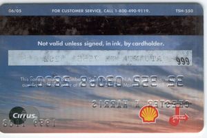 bank card: shell citibank (citibank, united states of america) col:us cr 0001.01 bank card: shell citibank