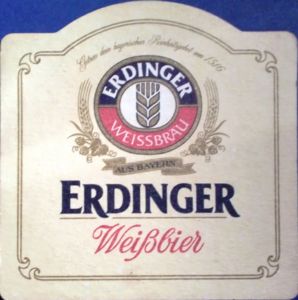 Beer Coaster: Erdinger (Privatbrauerei Erdinger Weißbräu Werner ...