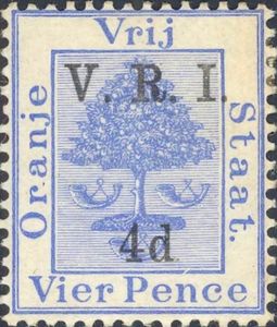 Orange tree, overprinted