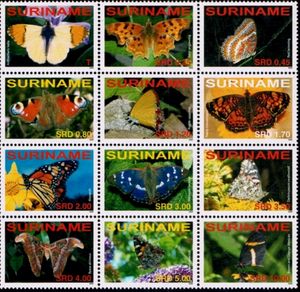 Butterflies se-tenant