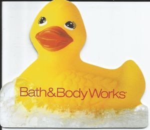 bath and body works rubber duck