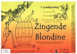 Zingende Blondine