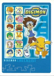 Game Card: Checklist (Digital Digimon Monsters(Digimon Animated Series  Edition 1) Col:DDM-DASE-35