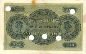500 Franken/Francs/Franchi