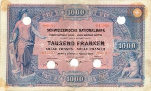 1,000 Franken/Francs/Franchi