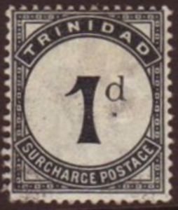 Numeral in Circle Inscribed 'SURCHARGE POSTAGE'