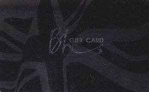 Gift Card: Black card Bhs Gift card (Bhs, United Kingdom of Great ...