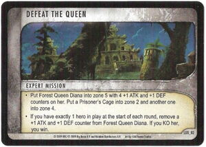 Game Card: Defeat the Queen (Huntik(Legendary Saga) Col:UD-Hun-LGS