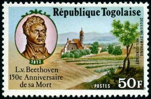 Bronze bust and Heiligenstadt home