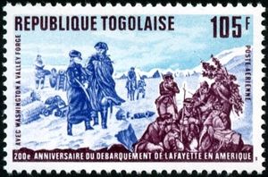 Lafayette and Washington at Valley Forge