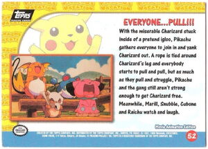 Game Card: Everyone...Pull!!! (Pokmon(Pikachu's vacation) Col:TPOK-PV-052