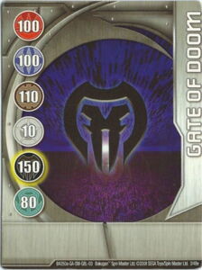 Game Card: Gate of Doom (Bakugan(Bakugan) Col:BA350a-GA-SM-GBL-03 🃏
