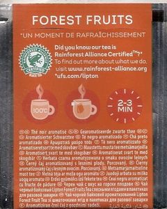 Tea Bag: Forest Fruits Tea/Thé Fruits Rouges, 9055860 (Lipton, United ...