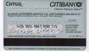 Citibank Platinum Select