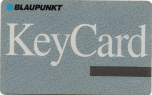 Functional Card: Blaupunkt Key Card (Security Companies, Germany ...