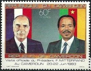 President Mitterand, Biya