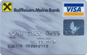 Bank Card Meine Bank 02 Raiffeisen Bank Austria Col At Vi 0003
