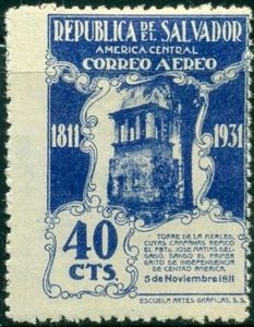 Tower of La Merced Church, 120 years of independence