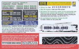 phonecard: boss unity extra (remote memory germany, germany, federal republic) (boss revolution) col:de bos 03.03 phonecard: boss unity extra