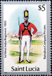Battalion Co. Private, 1st West India Reg. 1803