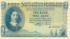 Banknote: 2 Rand (South Africa(1961-1965 ND Issue) Wor:P-104b
