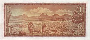 Banknote: 1 Rand (South Africa(1973-1976 ND Issue) Wor:P-116a