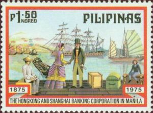 Stamp Hong Kong Shanghai Banking Corporation Philippines Mi Ph