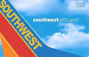 Gift Card: Southwest (Southwest Airlines, United States of America ...