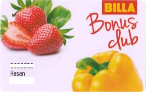 BILLA - Bonus club - RODINNÁ KARTA - Family Card