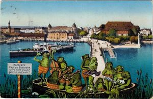 Konstanz | liegt am Bodensee, | wer's nicht glaubt | geh' hin und seh'!