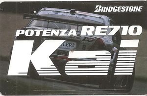 Phonecard: BRIDGESTONE POTENZA RE710 Kai (NTT, Japan(110-011 