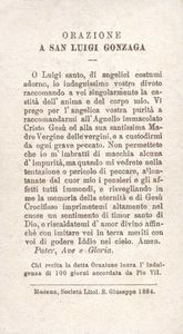 "Louis Gonzaga", S. Giuseppe Società Litol. - Modena (IT)