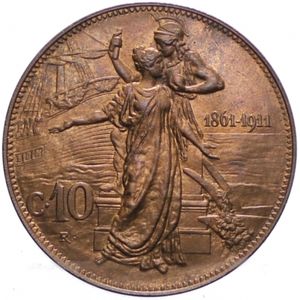10 Centesimi (Cinquantenario)