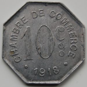 10 Centimes (Rouen (Seine-Inférieure) – Chambre de commerce)