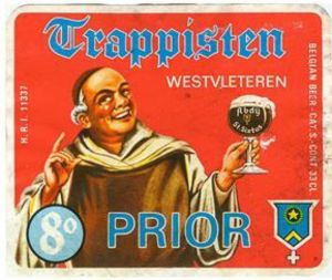 Prior Beer Label Drink Label: Trappisten Westvleteren Prior (Brouwerij St. Bernardus ...
