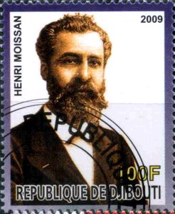 Stamp: Henri Moissan (Djibouti: Illegal Stamps(Nobel Prize for ...
