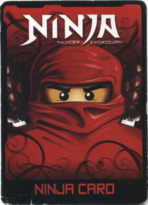 Tarjeta de juego: Kai Zx (Ninja(Thunder Swordsman (red)) Col:Ninja