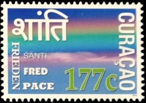 Hindi, German, Danish and Italian words for "peace"