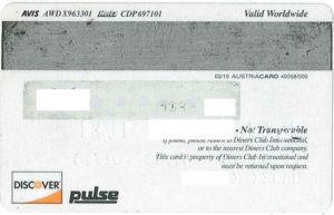 Bank Card: Diners Club (Diners Club International, SlovakiaCol:SK-DC ...