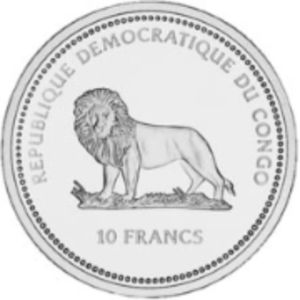 10 Francs (Parrot with folded wings)