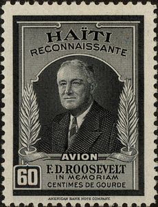 ハイチ　1882 Stamp: President Franklin D. Roosevelt (1882-1945) (Haiti(US