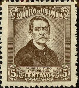 Stamp: Murillo Toro (1816-1880), president (Colombia) (Manuel Murillo