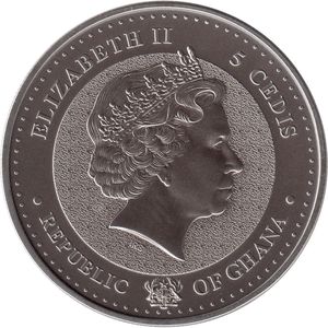 5 Cedis (Africa, Parrot)