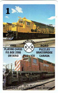 Game Card: Q - Diesellocomotive CP Rail 5521 (Playing Cards - Trains ...