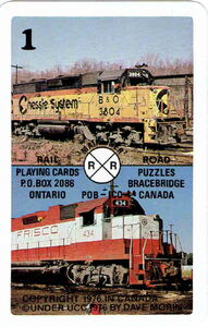 Game Card: Q - Diesellocomotive CP Rail 5521 (Playing Cards - Trains ...