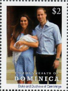 Stamp: Birth Prince George Royal Baby (Dominica(Birth Prince George