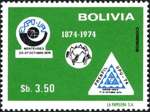 UPU Centenary, Emblem